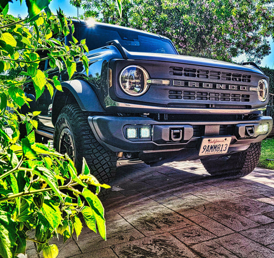 2021+ Ford Bronco Capable Bumper Dual Function Fog Light Kit