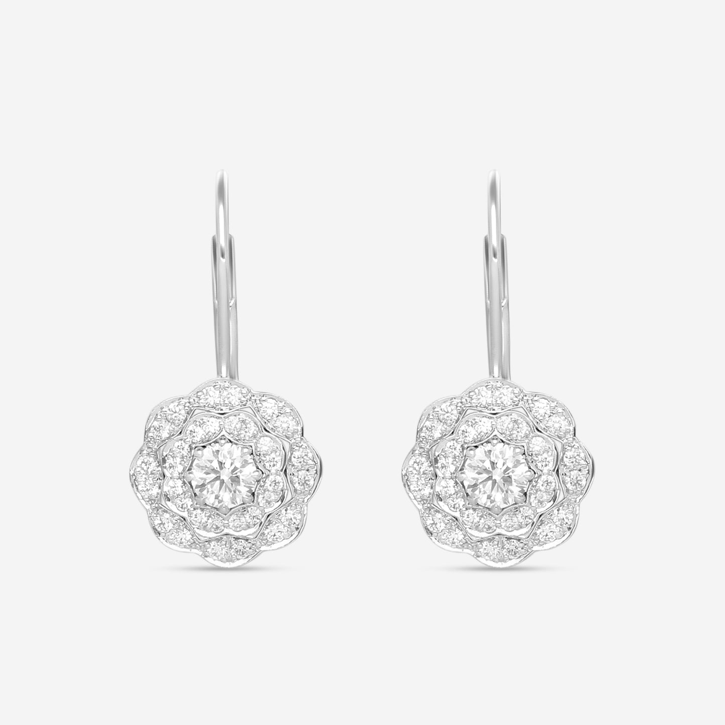 Hearts On Fire Lorelei 18K White Gold Diamond Drop Earrings HFELORDBLDH00718W