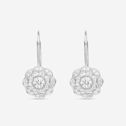 Hearts On Fire Lorelei 18K White Gold Diamond Drop Earrings HFELORDBLDH00718W