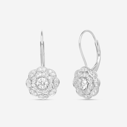Hearts On Fire Lorelei 18K White Gold Diamond Drop Earrings HFELORDBLDH00718W
