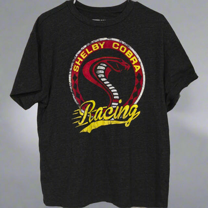 Men’s Shelby Cobra Racing Graphic T-Shirt – Black