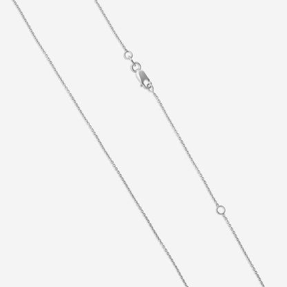 Roberto Coin 18K White Gold Diamond Peach Pendant Necklace 000902AWCHX0