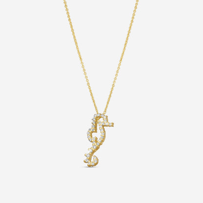 Roberto Coin 18K Yellow Gold Diamond Pendant Necklace 001275AYCHX0