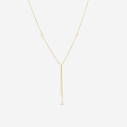 Roberto Coin 18K Yellow Gold Diamond Lariat Necklace 001314AYCHD0