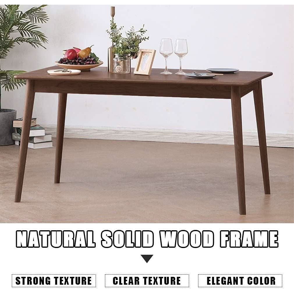 47 Inch Dining Table Natural Finish for Small Spaces