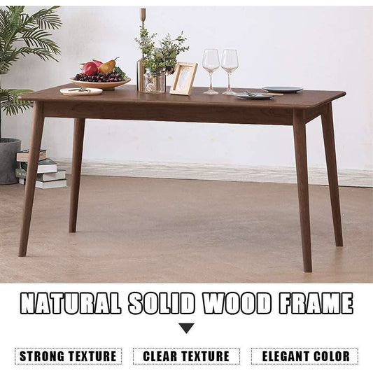 47 Inch Dining Table Natural Finish for Small Spaces