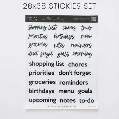 Ever Changing Acrylic Calendar | Minimalist Horizontal