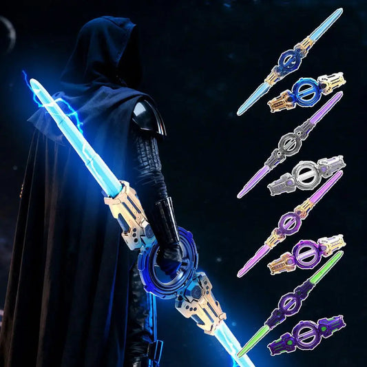 Toy Double Ended Retractable Double Edged Lightsaber