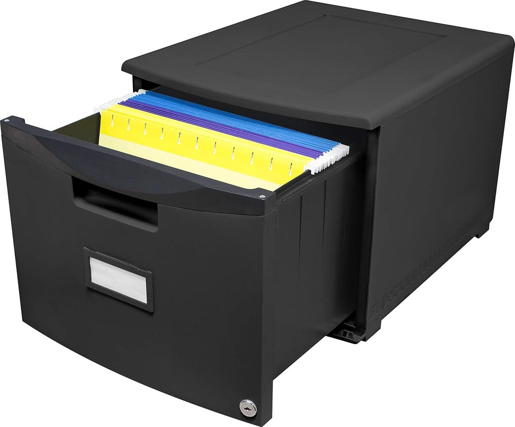 Plastic One Drawer File Cabinet Locking For Home Office