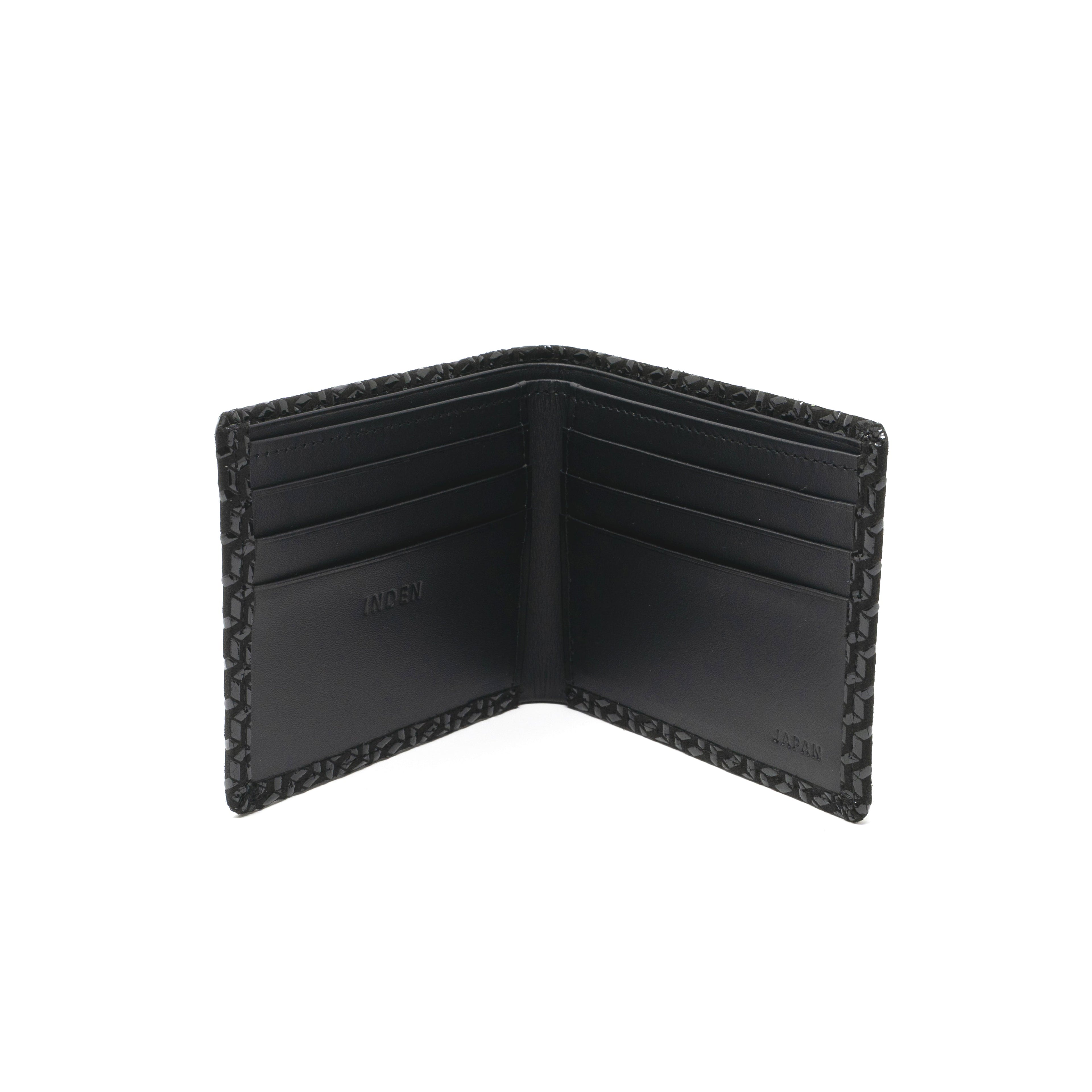 Men's Folded Wallet (Narrow Type) - Chevron-S