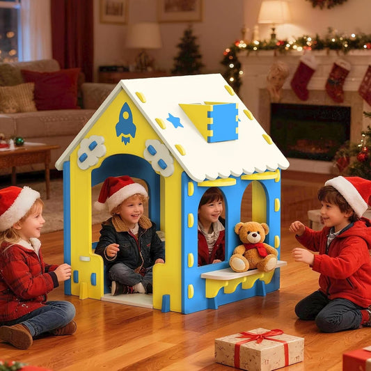 EVA Kids Indoor Playhouse Colorful Educational Fort