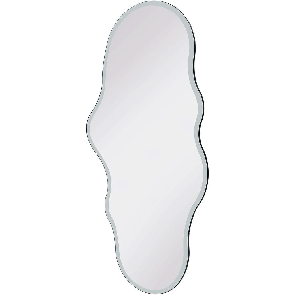 Full Length Wall Mounted Mirror 47x23 Frameless White