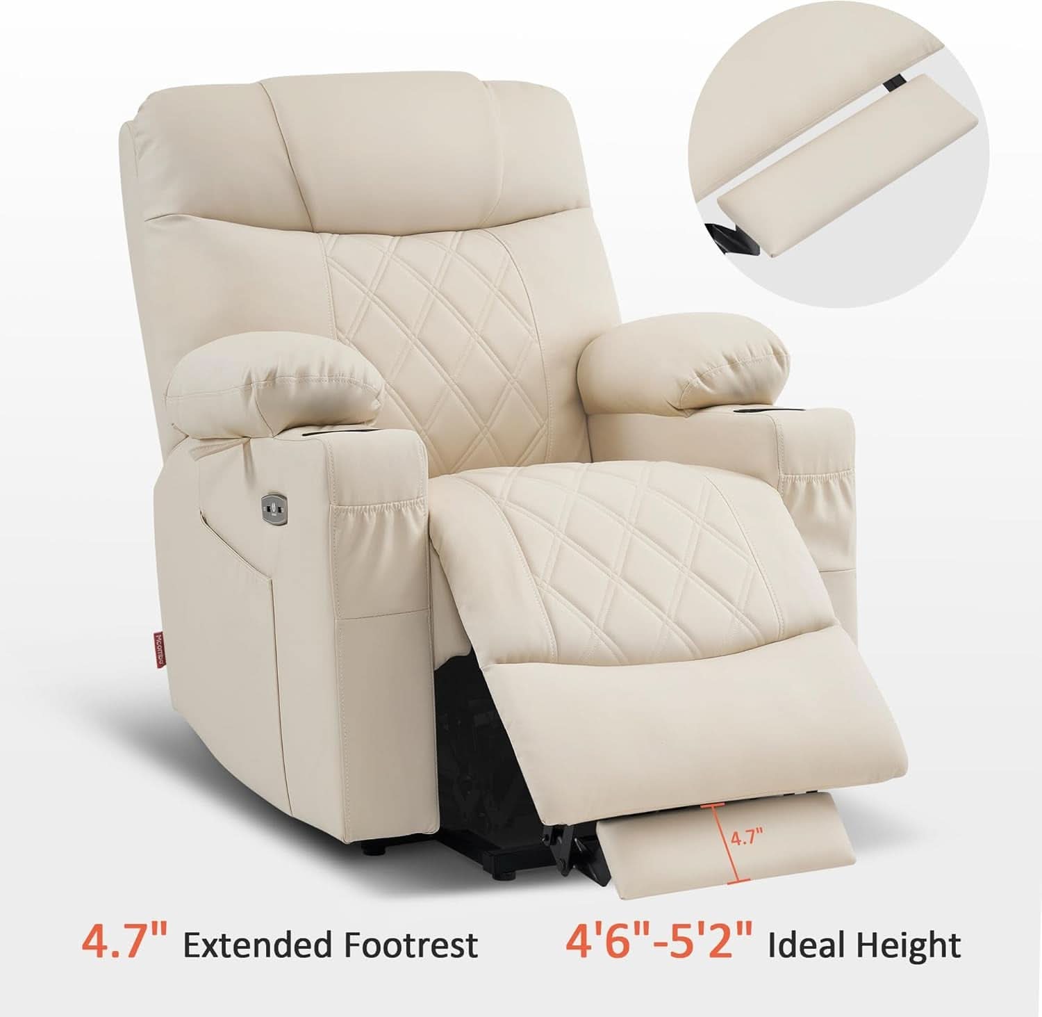 Petite Power Lift Recliner Chair With USB Ports 7111