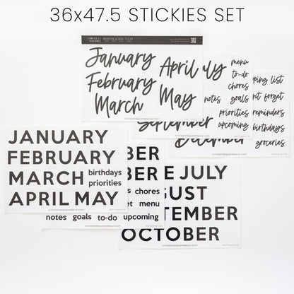 Ever Changing Acrylic Calendar | Classic Vertical