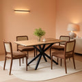Extendable Wood Dining Table 55 To 70 With Removable Leaves