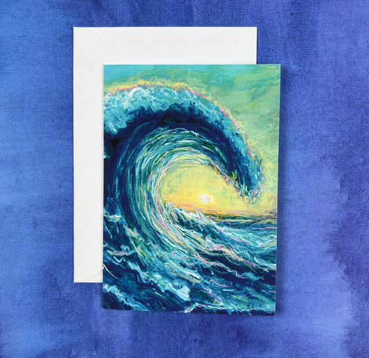 Golden Crest - Greeting Card