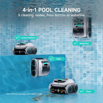 (2026 Upgrade) WYBOT C1 Cordless Robotic Pool Cleaner
