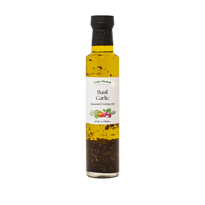 Basil & Garlic Seasoned Cooking Oil, Dorica (250ml)