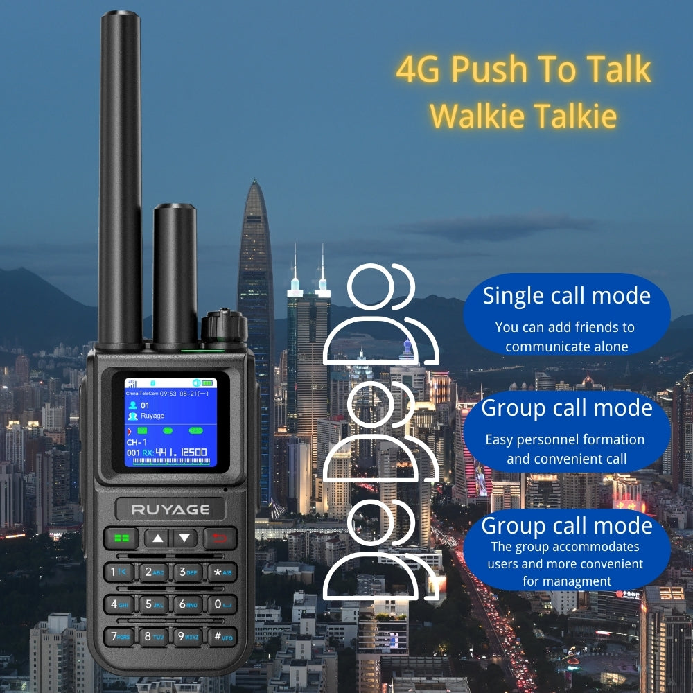 Ruyage Radio Nationwide PTT Dual-Mode Walkie-Talkie(X50)