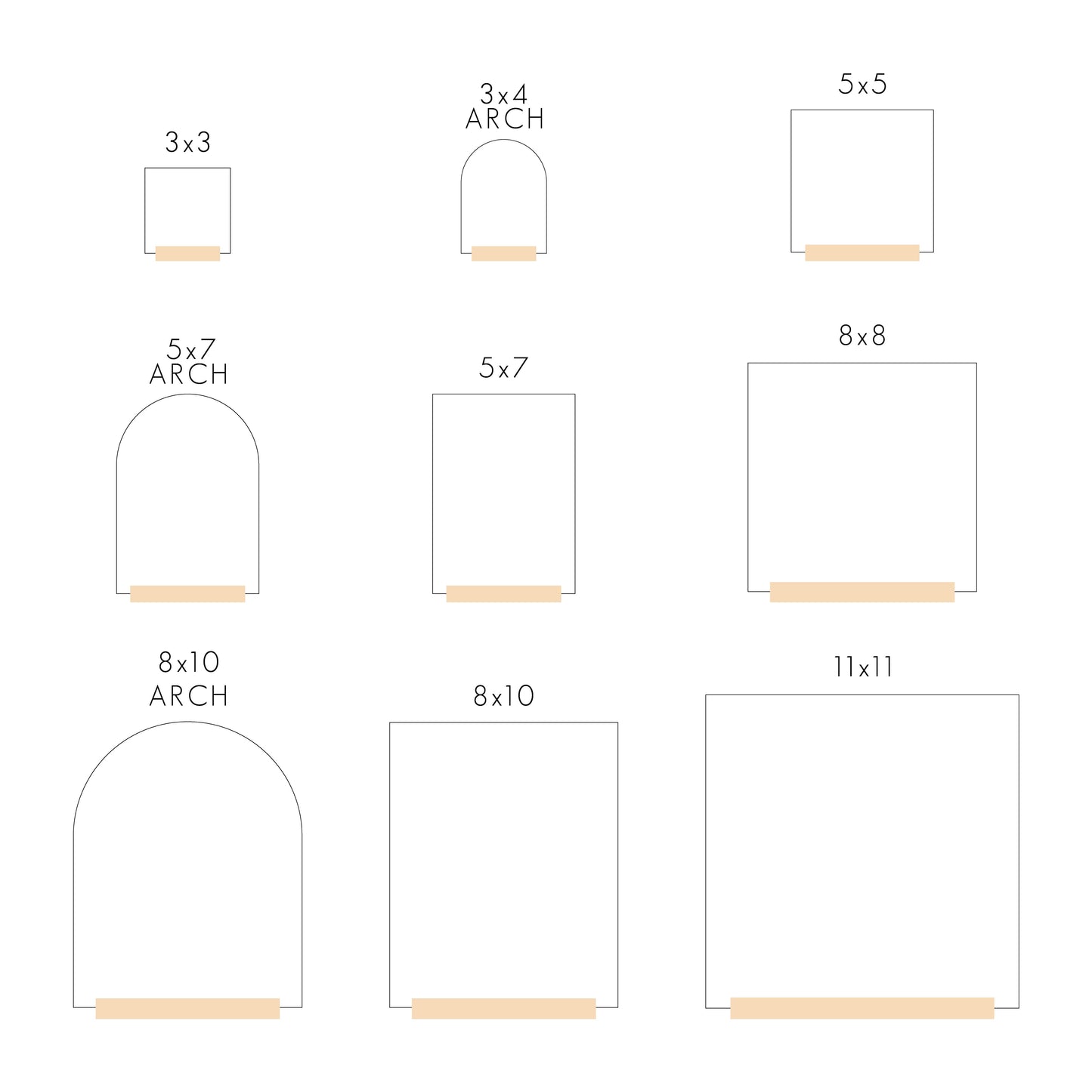 Monthly Square Desk Calendar | Minimalist Style
