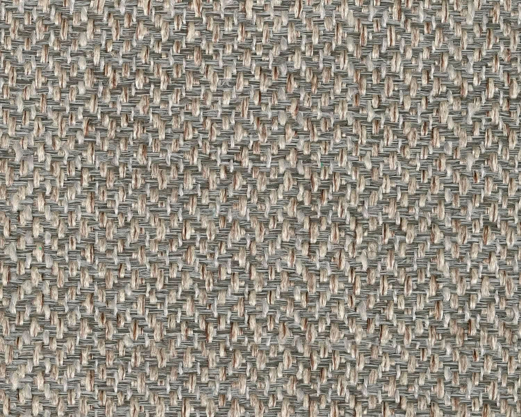 Rectangular Upholstered Ottoman Light Brown Bun Legs