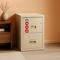 Vertical 2 Drawer Fire Safe File Cabinet 1 Hour Fire Rated