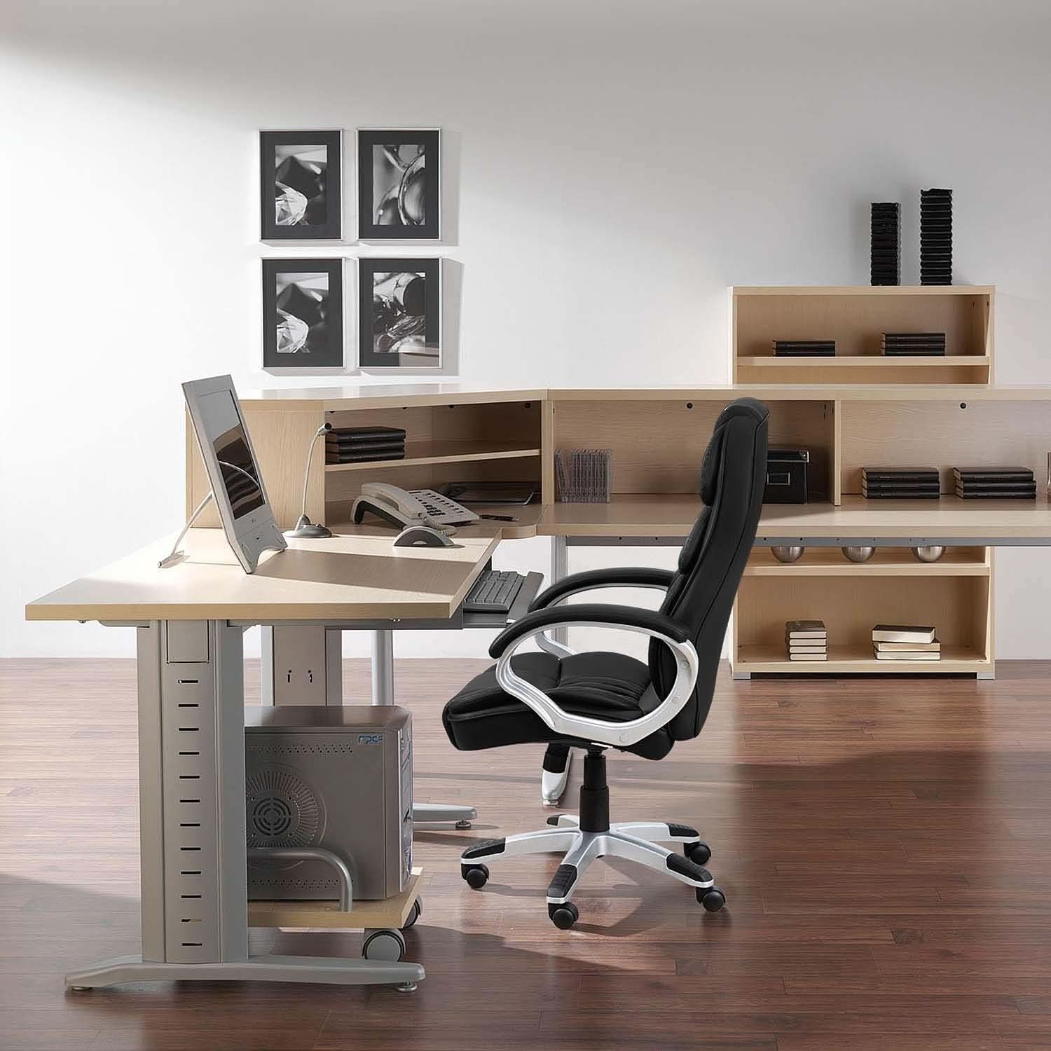 High Back Executive Office Chair With Lumbar Support