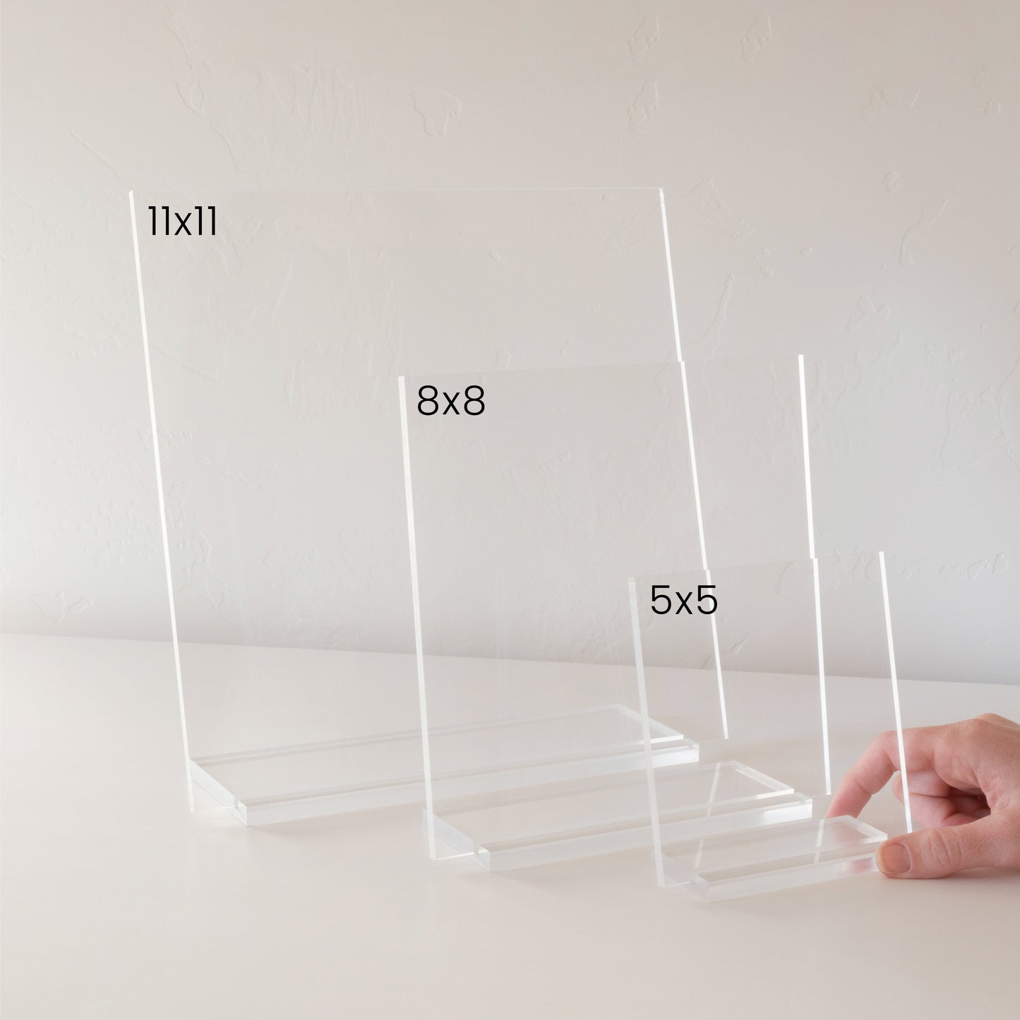 Be Kind Clear Acrylic Tabletop Sign