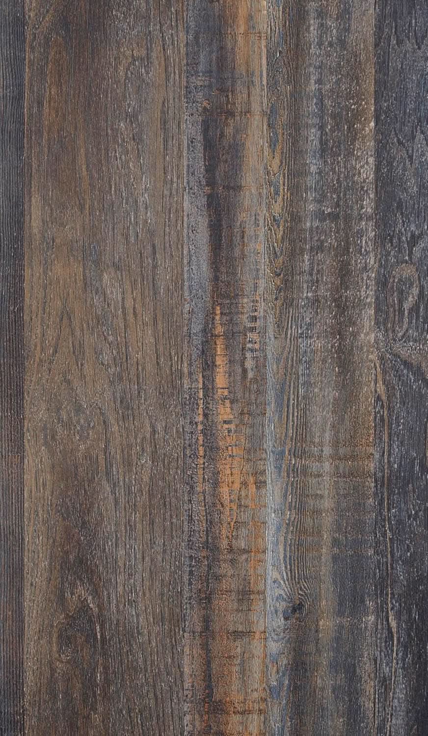Rusticated Six Drawer Dresser Weathered Brown Bedroom