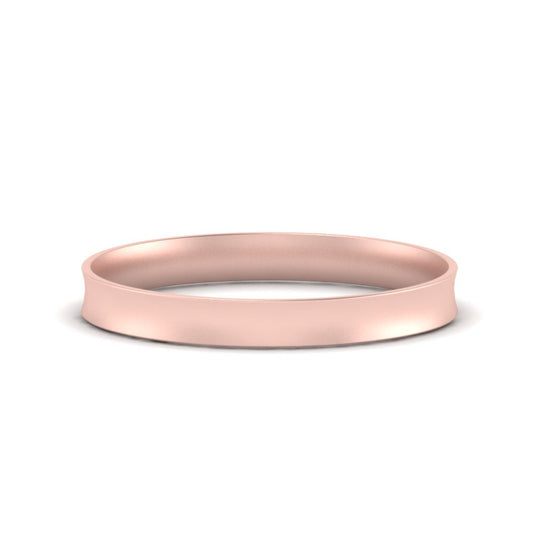 4 mm Comfort Fit Concave Mens Band