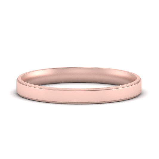 4 mm Steps Edge Comfort Fit Mens Band