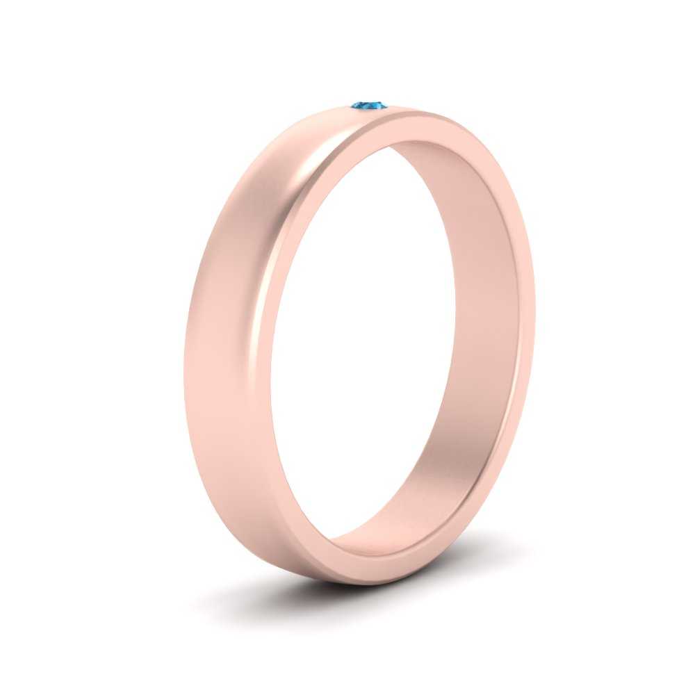 Round Diamond Classic Mens Band