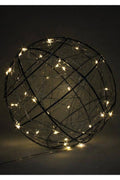 Large 120 LED Wire Ball Plug in Lights - Warm White