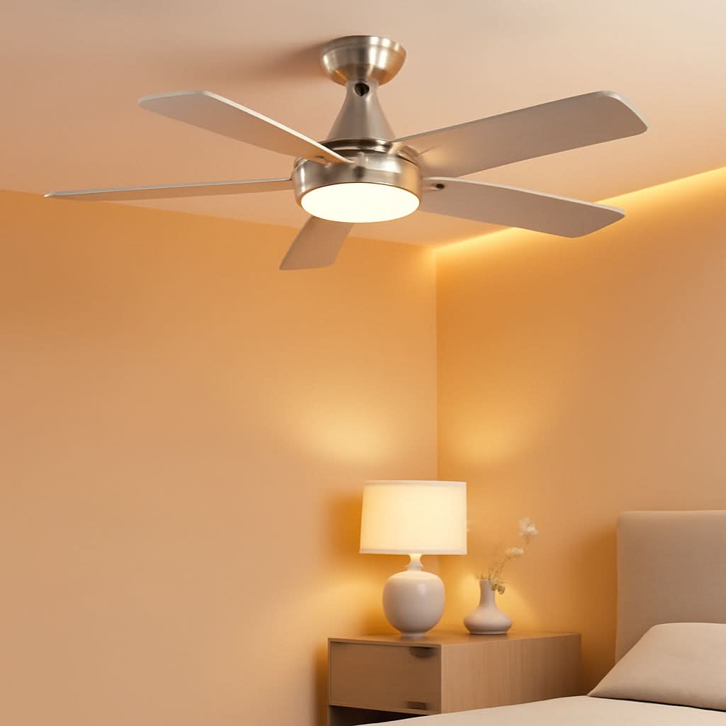 42 Inch Remote Ceiling Fan With Dimmable Light Indoor