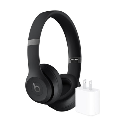 Beats Solo 4 Wireless Headphones with 20W Power Adapter - Slate Blue