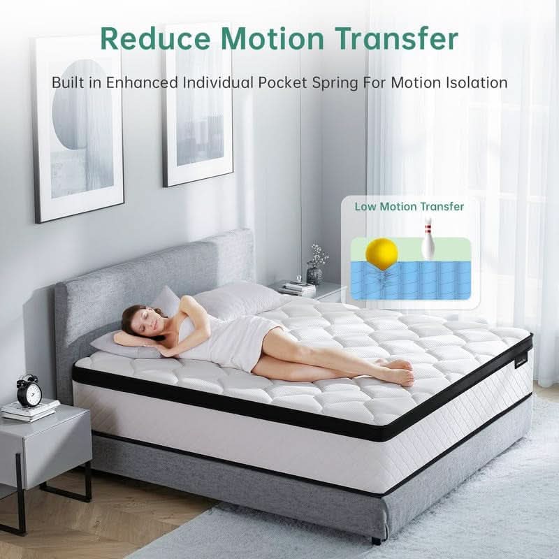 Full Size 10 Inch Hybrid Thermoregulating Mattress
