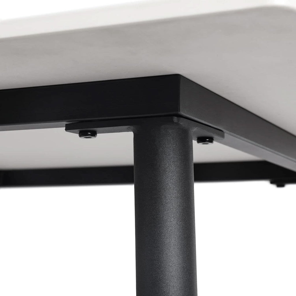 Square Sintered Stone Dining Table 31.5 Inch Modern Kitchen