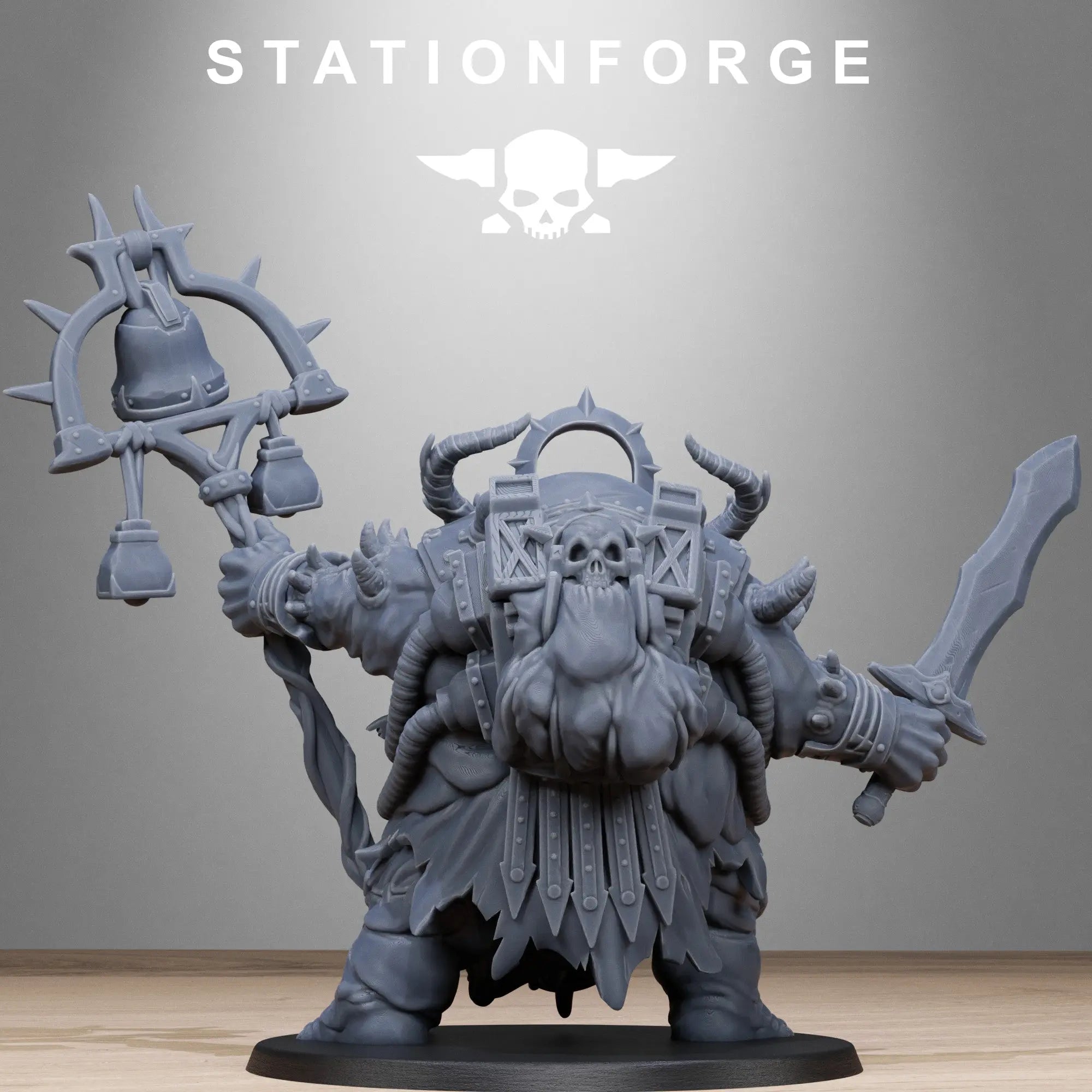 Corrupted Lord of the Filth by Station Forge 28/32mm Scale Miniature, 73mm tall, Great Unclean One Proxy