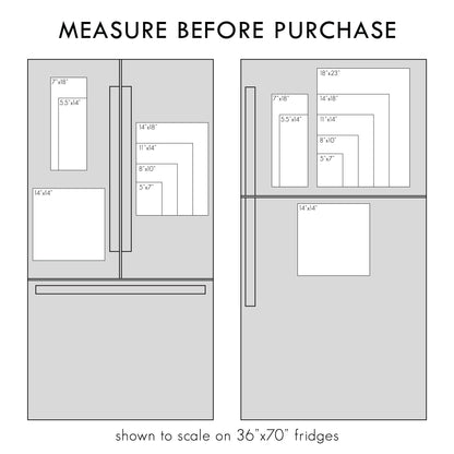 Frosted Acrylic Magnetic Kitchen Conversion Chart