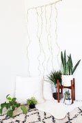 Green Leaf Vine Fairy Light Curtain 96 LED