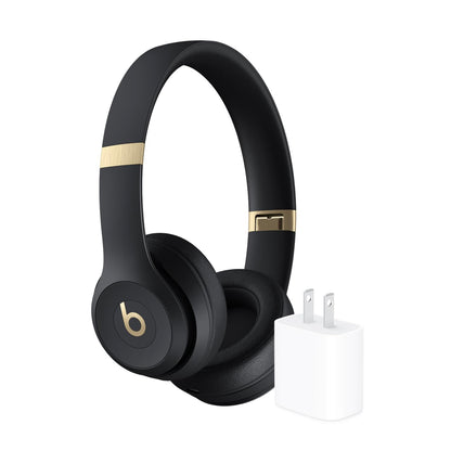 Beats Solo 4 Wireless Headphones with 20W Power Adapter - Slate Blue