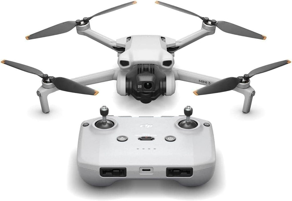 DJI Mini 3 (DJI RC), Lightweight 3x Mechanical Gimbal Drones with Camera for Adults 4K, 38-min Flight Time, up to 32800ft (10km) Video Transmission, Vertical Shooting, GPS Auto Return Integrated