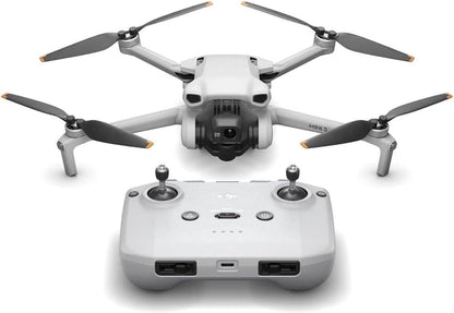 DJI Mini 3 (DJI RC), Lightweight 3x Mechanical Gimbal Drones with Camera for Adults 4K, 38-min Flight Time, up to 32800ft (10km) Video Transmission, Vertical Shooting, GPS Auto Return Integrated