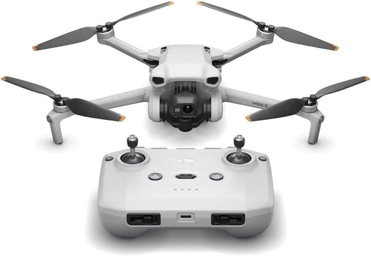 DJI Mini 3 (DJI RC), Lightweight 3x Mechanical Gimbal Drones with Camera for Adults 4K, 38-min Flight Time, up to 32800ft (10km) Video Transmission, Vertical Shooting, GPS Auto Return Integrated