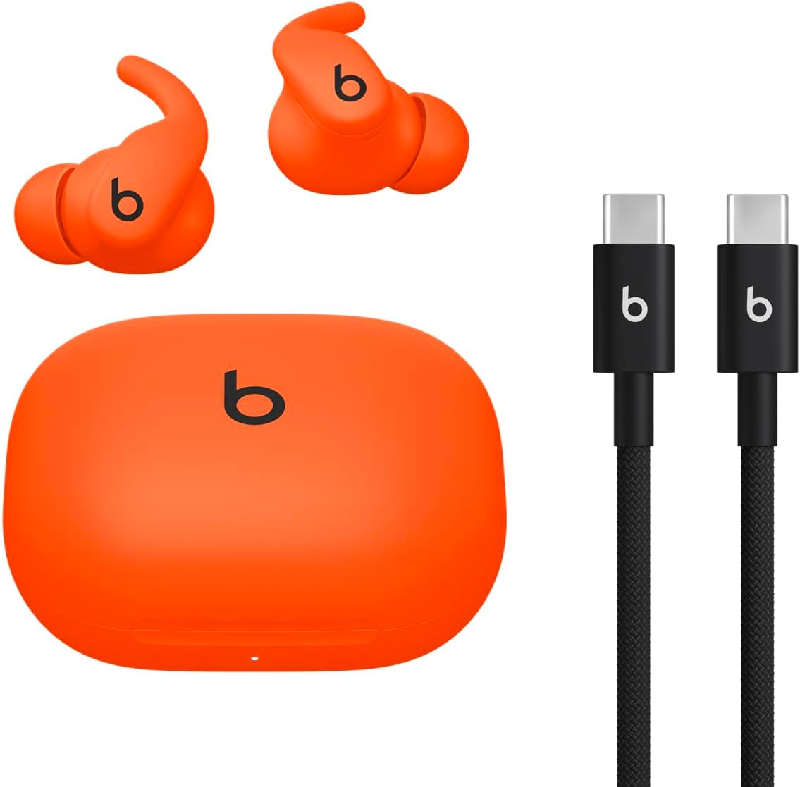Beats Powerbeats Fit - Wireless Noise Cancelling Workout Earbuds with Secure-Fit Wingtips, Up to 30-Hour Battery Life, Sweat & Water Resistant, Apple & Android Compatible - Gravel Gray