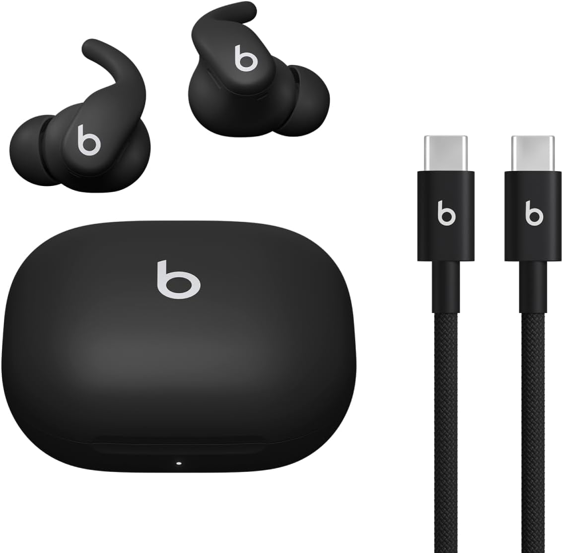 Beats Powerbeats Fit - Wireless Noise Cancelling Workout Earbuds with Secure-Fit Wingtips, Up to 30-Hour Battery Life, Sweat & Water Resistant, Apple & Android Compatible - Gravel Gray