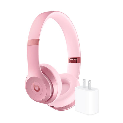 Beats Solo 4 Wireless Headphones with 20W Power Adapter - Slate Blue
