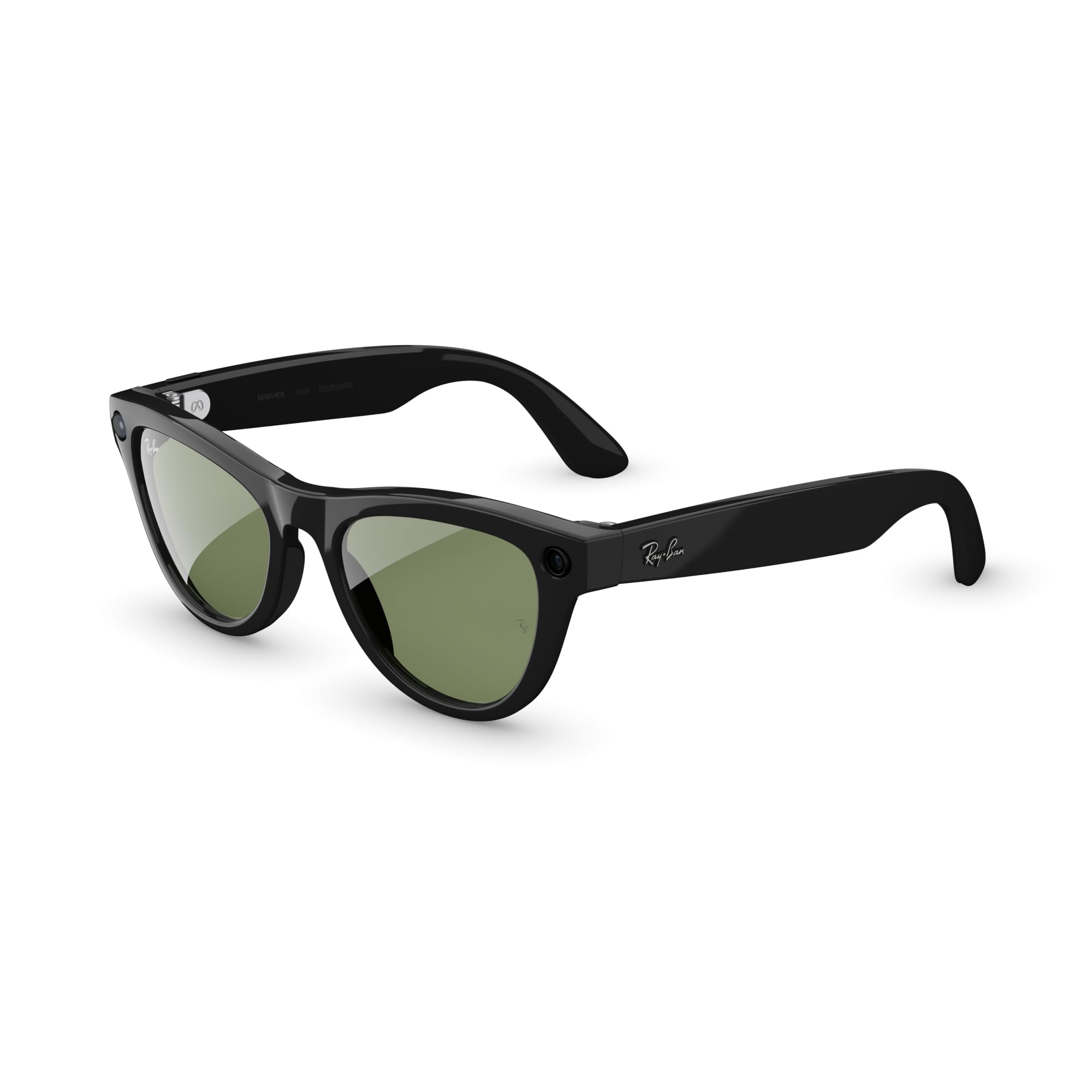 Ray-Ban Meta Skyler (Gen 2) with Meta AI, photo and video capture, longer battery life - Shiny Transparent Peach, Transitions® Brown Lenses