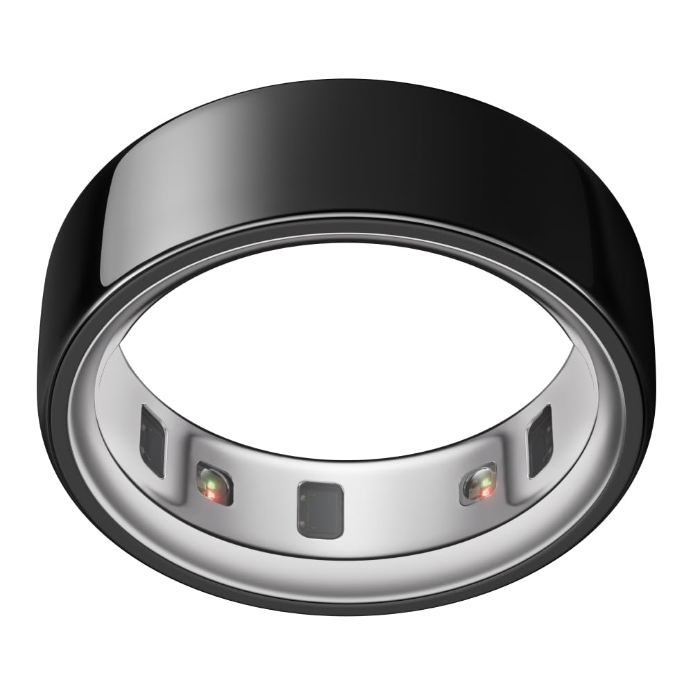 Oura Ring 4 - Ceramic Petal - Size 8 - Sleep, Activity, Women’s Health, AI Advisor, Up to 8 Days of Battery Life, Size Before You Buy, Android & iOS Compatible