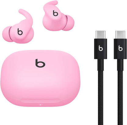 Beats Powerbeats Fit - Wireless Noise Cancelling Workout Earbuds with Secure-Fit Wingtips, Up to 30-Hour Battery Life, Sweat & Water Resistant, Apple & Android Compatible - Gravel Gray